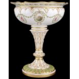 A Royal Worcester pedestal bowl, circa 1910