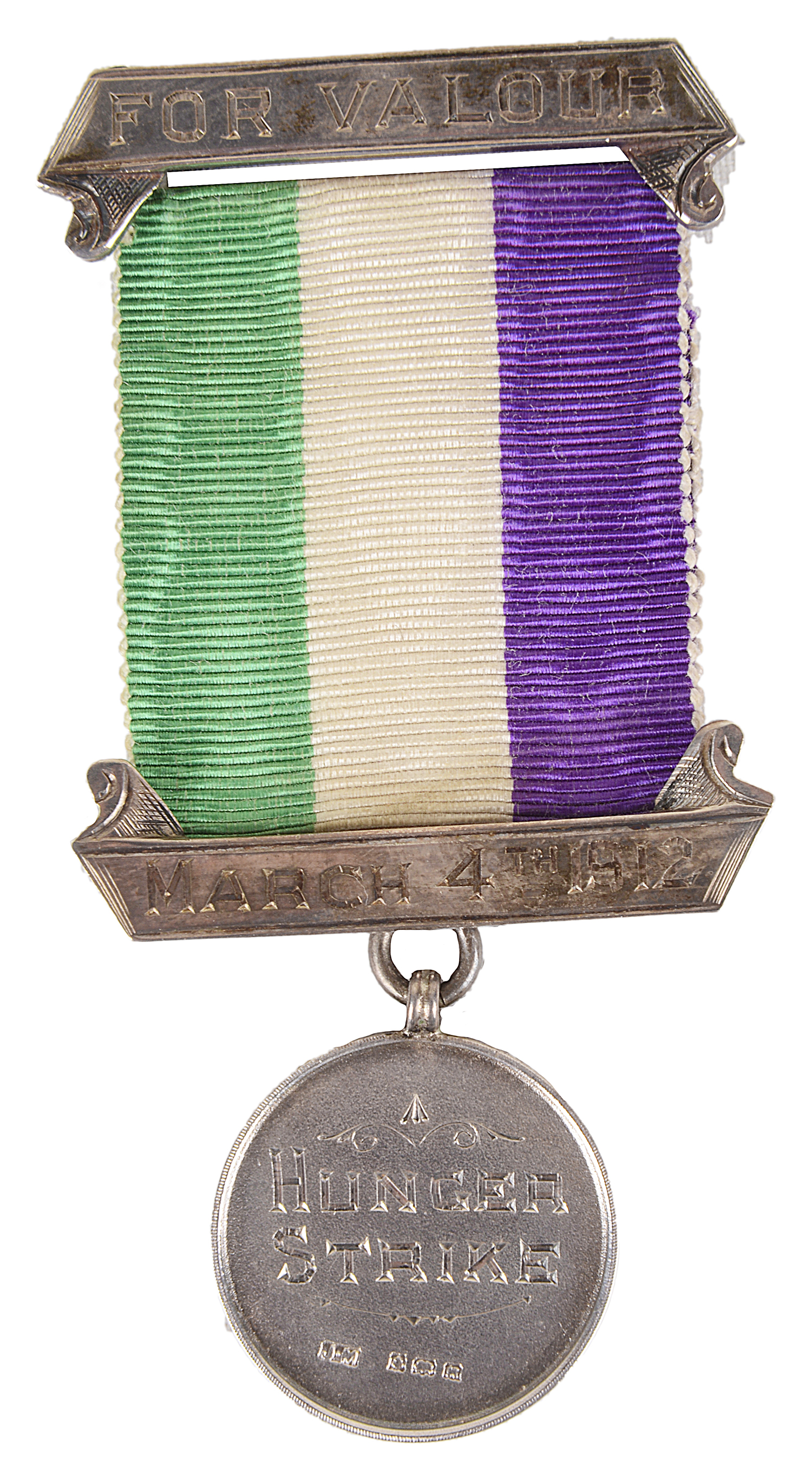 A rare silver suffragette Hunger Strike medal & archive re Kate Evans - Image 2 of 34