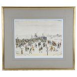 Laurence S Lowry, RBA, RA (Brit.1887-1976) "Ferry Boats" signed print