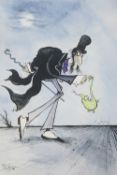 Ronald Searle CBE HRWS (Brit., 1920-2011) three humorous prints (3)