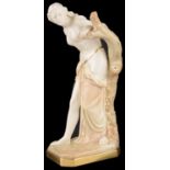 Bather Surprised' A Royal Worcester figure Sir Thomas Brock, c1911