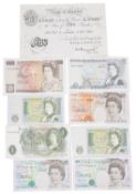 A Bank of England Five Pound Peppiatt white note(9)