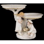 A Royal Worcester table centrepiece/comport