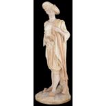 A large Royal Worcester blush ivory Bringaree Indian figure