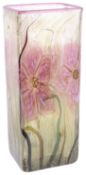 An Isle of Wight 'Flower Box' glass vase, 20th c.