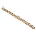 A 14k gold E Gubelin ladies wristwatch