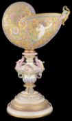 Royal Worcester Renaissance style centrepiece, circa 1878