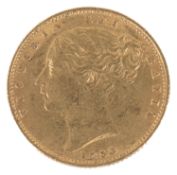 A Queen Victoria 1853 gold full sovereign