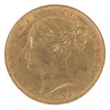 A Queen Victoria 1853 gold full sovereign
