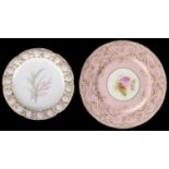 A Royal Worcester cabinet plate (2)