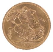 A George V 1925 gold full sovereign