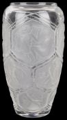 A Lalique 'Hesperides' pattern vase, circa 1992