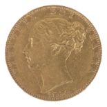A Queen Victoria 1844 gold full sovereign