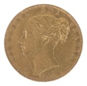 A Queen Victoria 1844 gold full sovereign