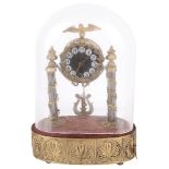 A Vienna musical mantel clock, 20th c.