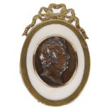 A 19th c. bronze cameo
