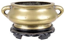 An 18th/19th c. Chinese bronze censer