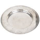 A contemporary Garrard & Co silver dished bowl, hallmarked London 1996