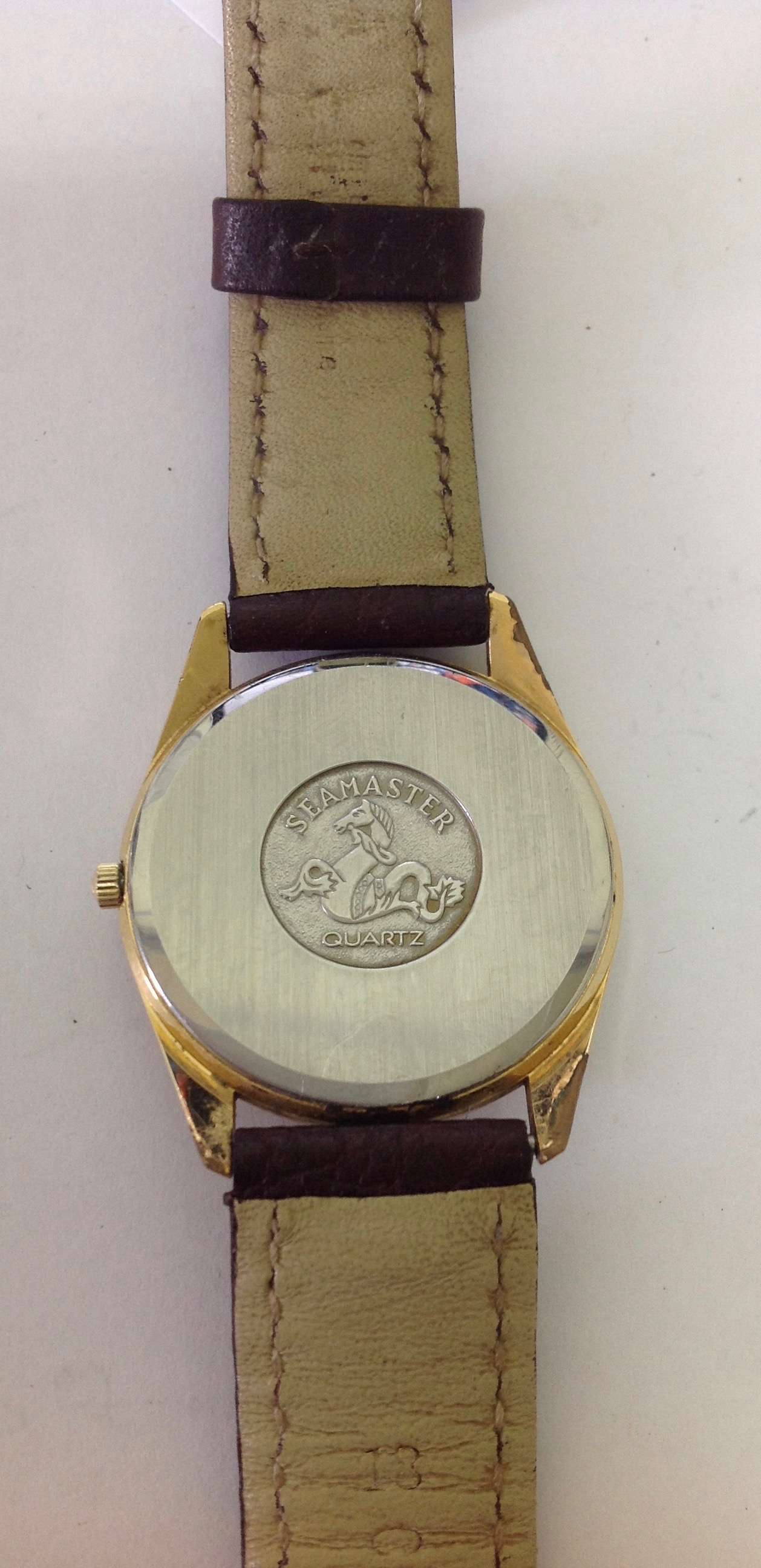 An Omega Seamaster gold plated wristwatch - Image 5 of 5