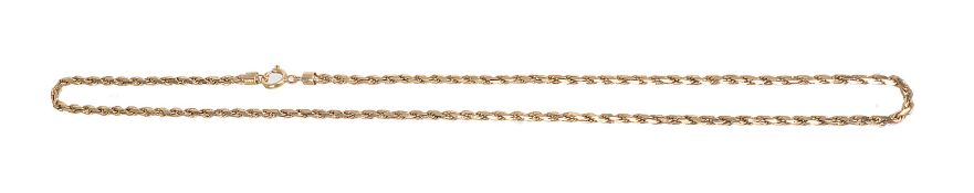 A contemporary Continental yellow metal neck chain