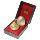 Stuart Leslie Devlin silver-gilt "Ladybird Surprise Egg", hallmarked London 1976