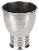 A Danish Arts & Crafts silver beaker, hallmarked Copenhagen 1919, assay master Christian F Heise