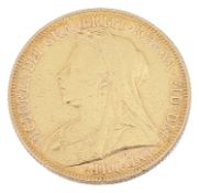 A Queen Victoria 1899 gold full sovereign