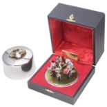 Stuart Leslie Devlin "Ten Lords a-leaping" Twelve Days of Christmas Surprise parcel-gilt silver box