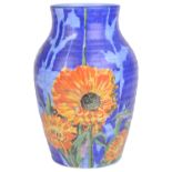 A Clarice Cliff 'Marigold' pattern baluster vase
