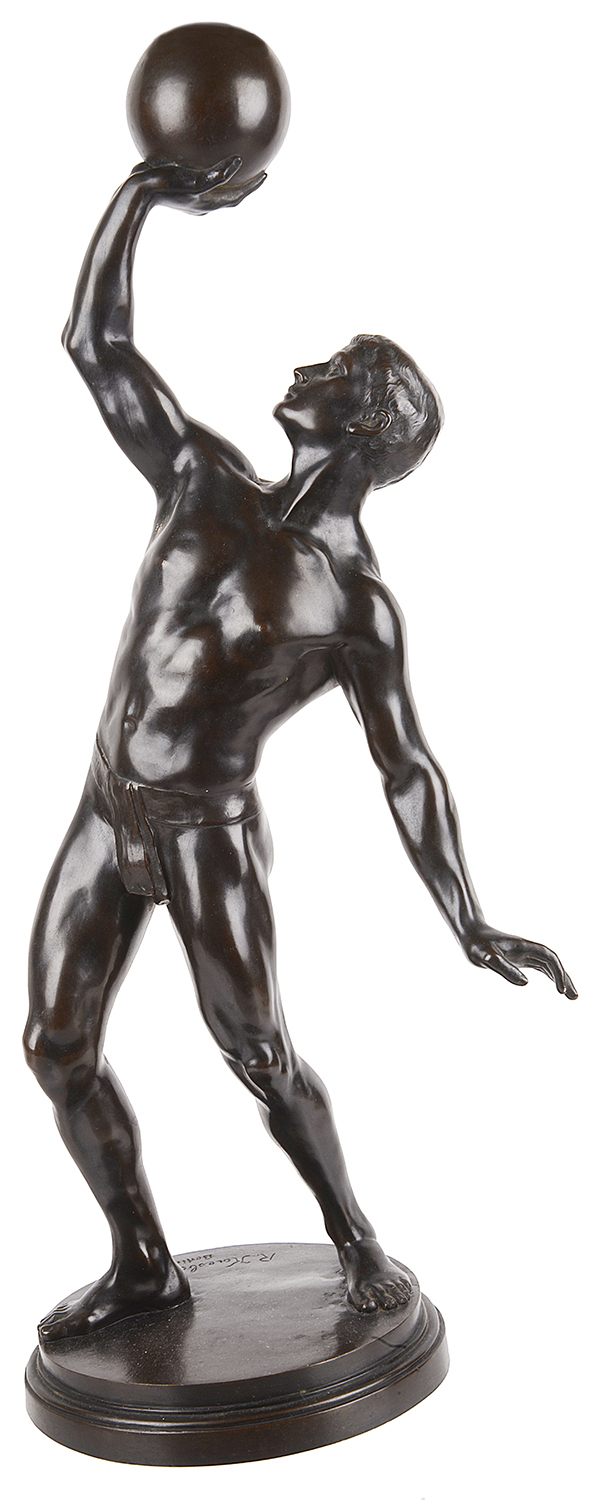 Rudolf Kaesbach (German, 1873 - 1955) bronze sculpture