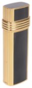 Christian Dior black enamel and gilt metal lighter