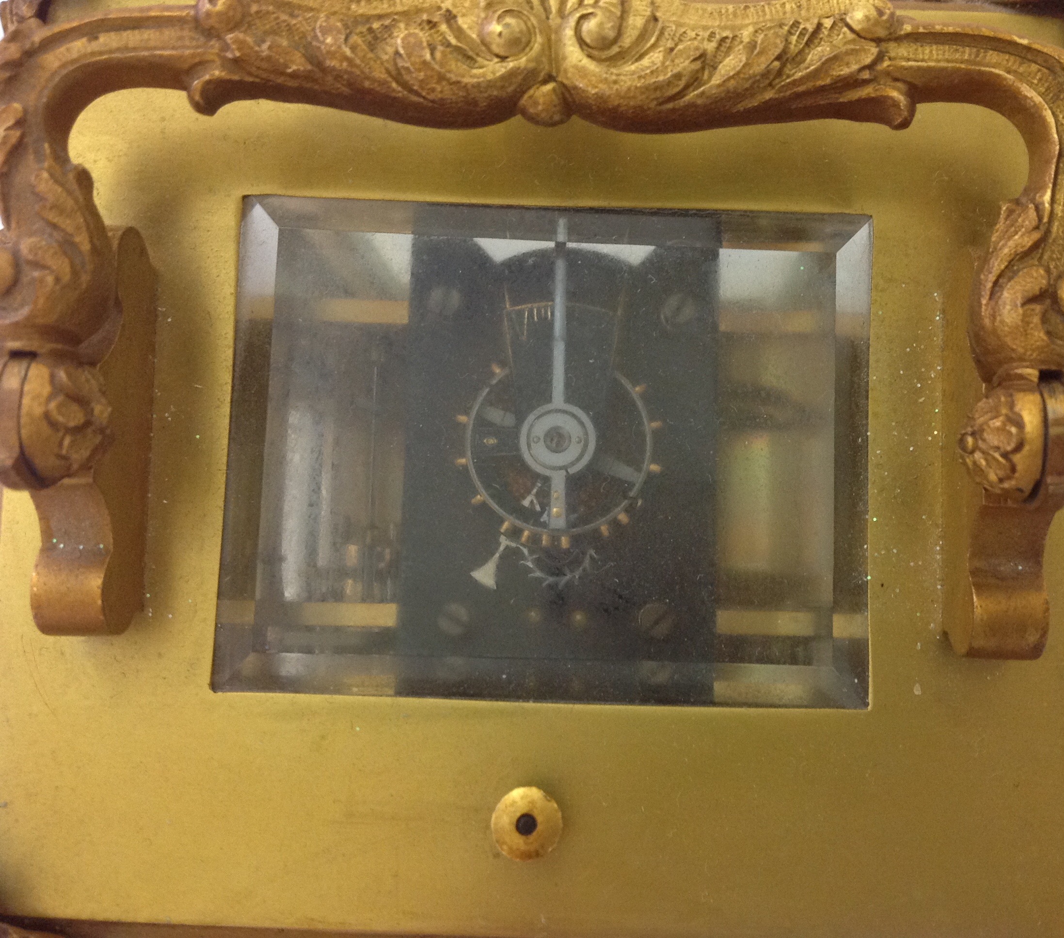 A French Francois Arsene Margaine repeater carriage clock, retailed by Jas Ramsay Paris, circa 1900 - Image 3 of 6