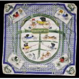 A Hermes ""Les Voitures Nouvelles"" silk scarf by Jacques Eudel