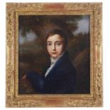 Continental School, 19th century 'Portrait of a young man', oil on board