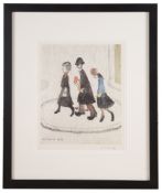 Laurence Stephen Lowry, RBA, RA, (British, 1887 - 1976) 'The Family', print