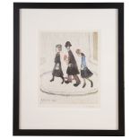 Laurence Stephen Lowry, RBA, RA, (British, 1887 - 1976) 'The Family', print