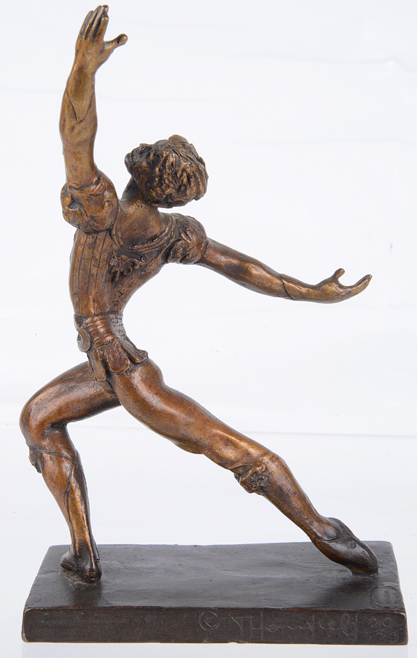 Tom Merrifield (Australian, b.1932) 'Romeo' bronze numbered 20/25 - Image 2 of 2