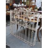 PAIR OF CAST METAL GATES