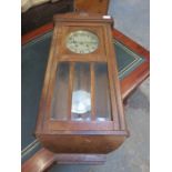 OAK CASED WALL CLOCK