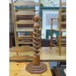 ART DECO STYLE BARLEY TWIST TABLE LAMP