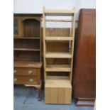 LIGHT OAK SHELF UNIT