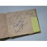 AUTOGRAPH ALBUM RELATING TO THE 1930s/40s RADIO COMEDY 'IT'S THAT MAN AGAIN'