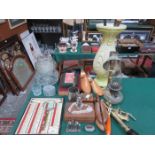 HOUSEHOLD WANT INDICATOR, VARIOUS GLASSWARE, VOLUMES PLATEDWARE,