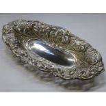 HALLMARKED SILVER PIERCE WORK DISH