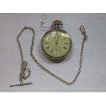 HALLMARKED SILVER POCKET WATCH FOR RESTORATION,