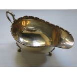 HALLMARKED SILVER SAUCE BOAT