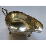 HALLMARKED SILVER SAUCE BOAT