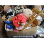 BOX OF VARIOUS TEDDIES