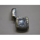 HALLMARKED SILVER VESTA CASE