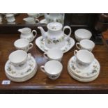 PARCEL O F ROYAL DOULTON LARCHMONT TEAWARE